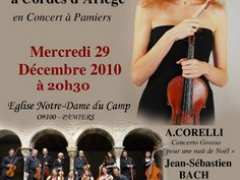 фотография de La violoniste Marie Cantagrill et l’Orchestre à Cordes d’Ariège le 29 Décembre 2010 à PAMIERS, en Ariège, dans le Midi-Pyrénées !