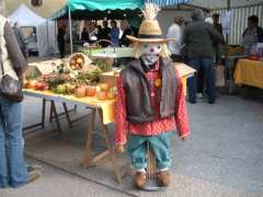 Foto marche aux fleurs vide jardin bourse aux graines produits du terroir