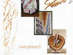 foto di Boutique artisanale "L'Art et la Matière"Phanoé:Sculptures bois et vitrail, tableaux en céramiques